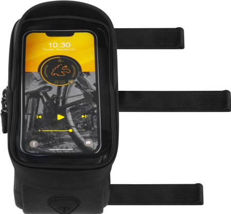 Geanta bicicleta impermeabila pentru telefon cu fixare velcro si compartiment depozitare (KD10886) [4]