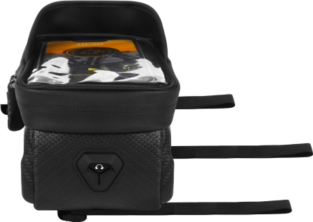 Geanta bicicleta impermeabila pentru telefon cu fixare velcro si compartiment depozitare (KD10886) [3]