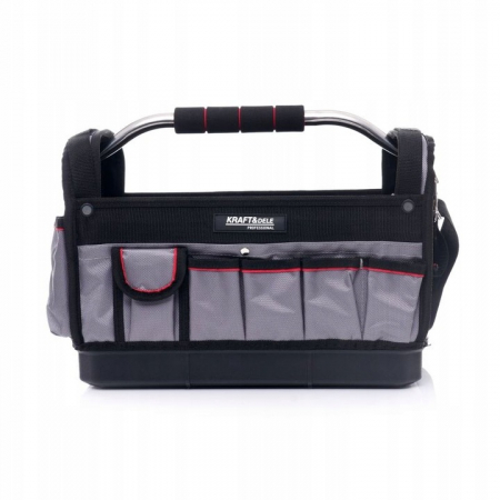 Geanta pentru scule unelte cu baza dura maner metalic 45x22cm (KD2046) [3]