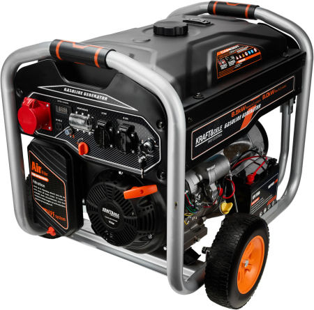 Generator benzina trifazat 9kW, 230V 400V 12V, pornire electrica si manuala, rezervor 25L (KD3122) [7]