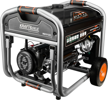 Generator benzina trifazat 9kW, 230V 400V 12V, pornire electrica si manuala, rezervor 25L (KD3122) [2]