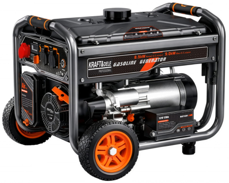 Altele - Generator benzina trifazat 9kW, 230V 400V 12V, pornire electrica si manuala, rezervor 25L (KD3122)