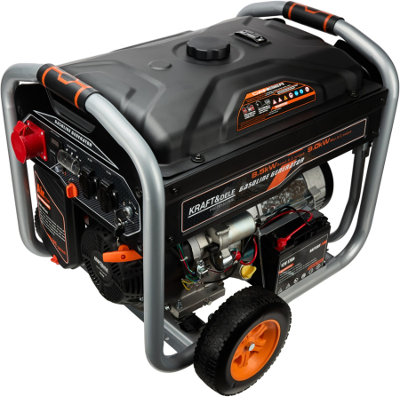 Generator benzina trifazat 9kW, 230V 400V 12V, pornire electrica si manuala, rezervor 25L (KD3122) [14]