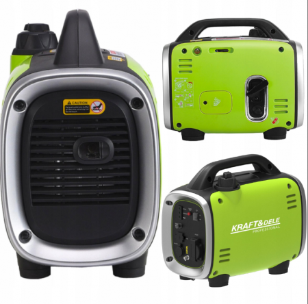 Generatoare / motoare benzina - Generator curent cu invertor inverter 1.3kw 1300W 230V 12V motor pe benzina (KD683)