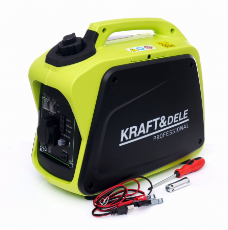 Generatoare si motoare - Generator curent cu invertor inverter 1.8kw 1800W 230V 12V motor pe benzina 1.4CP (KD680)