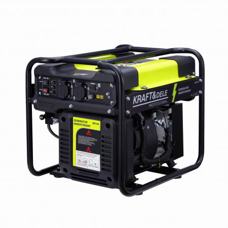 Generatoare / motoare benzina - Generator cu invertor inverter 3.5kw 3500W 230V 12V motor pe benzina 7CP (KD134)