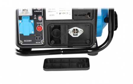 Resigilat-Generator curent 1.2kW 1200W 1x230V 1x12V motor benzina 2CP (KD109N) [12]