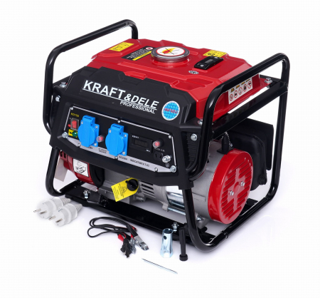 Generator curent 1.5kW 1500W 230V 12V motor benzina 3CP (KD150) [1]