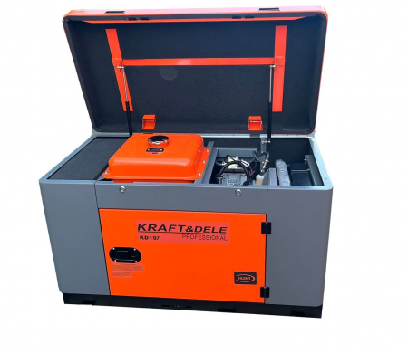 Generatoare / motoare benzina - Generator curent 13kW 13000W 230V 12V pornire electrica diesel motorina (KD197)