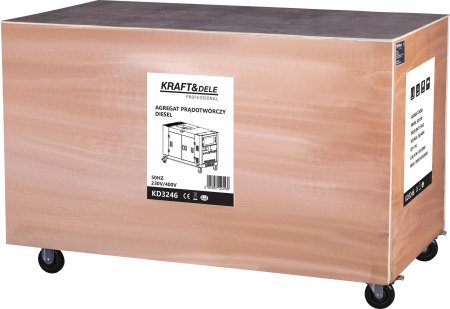 Generator curent 19 kW 19000W 230 2x400V motor benzina (KD3246) [15]
