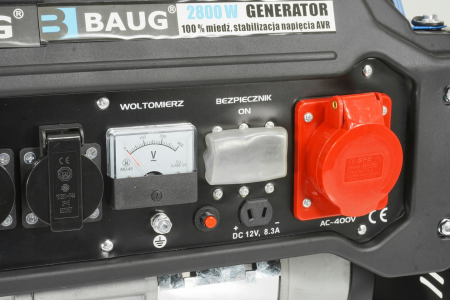 Generator curent 2.8kW 2800W 230V 380V 12V motor benzina 7CP (B1003) [8]