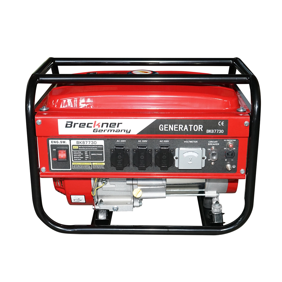 Generatoare / motoare benzina - Generator curent 3.0kW 3000W 220V 12V motor benzina 7CP  DISTF20 (BK87730)