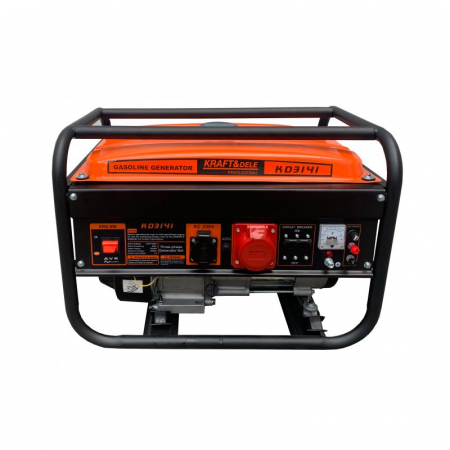 Produse resigilate - Resigilat-Generator curent 3.2kW 3200W 230V 380V 12V motor benzina 7CP (KD3141-rsg)