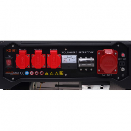Resigilat-Generator curent 3.5kW 3500W 230V 380V 12V motor benzina 7CP (KD161) [11]