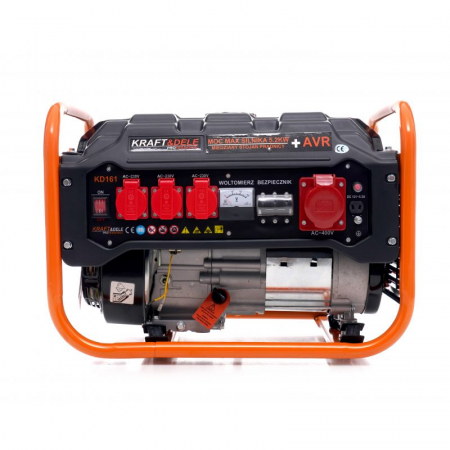 Generatoare si motoare - Resigilat-Generator curent 3.5kW 3500W 230V 380V 12V motor benzina 7CP (KD161)