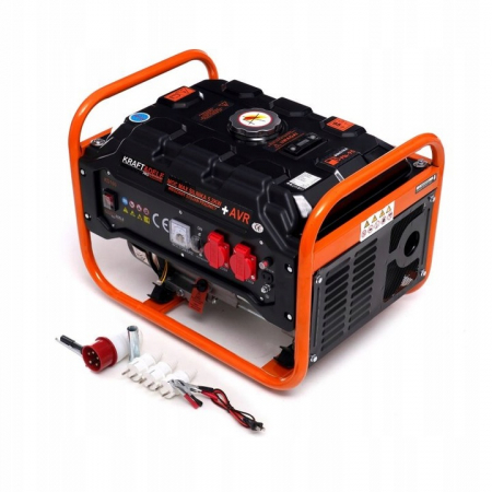 Resigilat-Generator curent 3.5kW 3500W 2x230V 12V motor benzina 7CP (KD160) [3]
