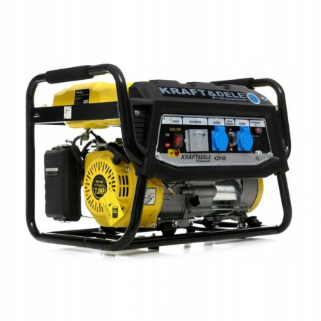 Generator curent 3.5kW 3500W 2x230V 12V motor benzina 7CP LCD (KD149) [7]