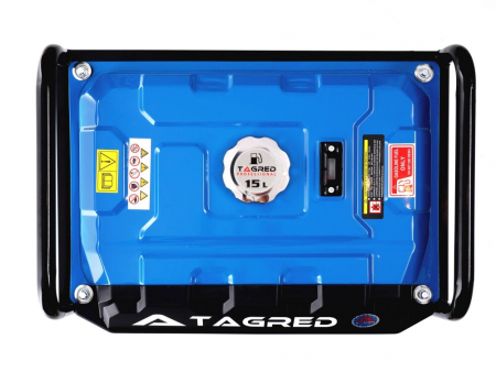 Generator curent 3.5kw 3500W 2x230V 12V motor pe benzina 7.5CP (TA3500GHX) [5]