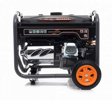 Generator curent 3,5kW 3500W 2x230V 12V+roti si maner motor benzina 7CP (KD695) [5]