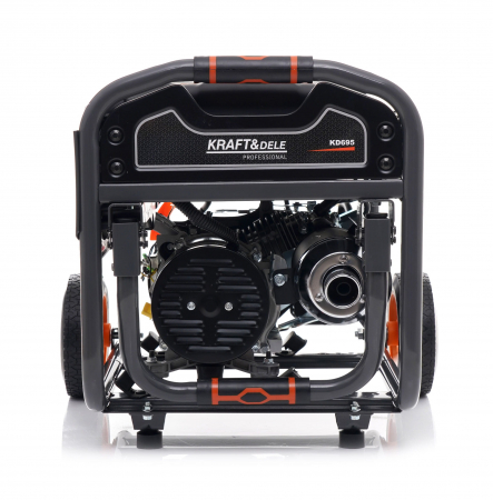 Generator curent 3,5kW 3500W 2x230V 12V+roti si maner motor benzina 7CP (KD695) [1]