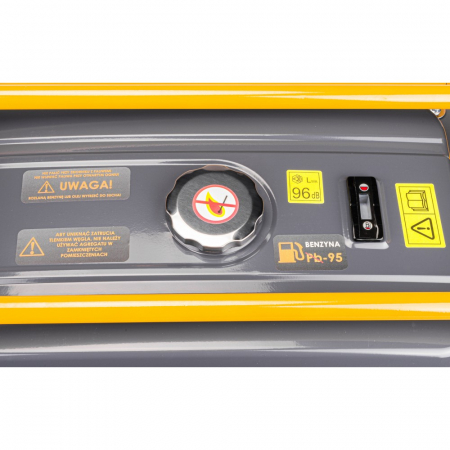 Generator curent 3kW 3000W 230V 12V + manere si roti motor benzina 7CP (PM1198) [4]