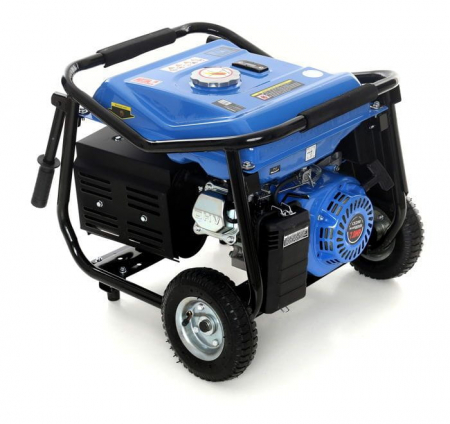 Generator curent 3kW 3000W 2x230V 12V+manere si roti, motor benzina 7CP (KD142-) [2]