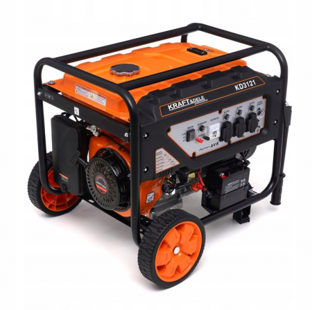 Generator curent 6.5kW 6500W 3x230V 1x12V motor benzina (KD3121) [12]