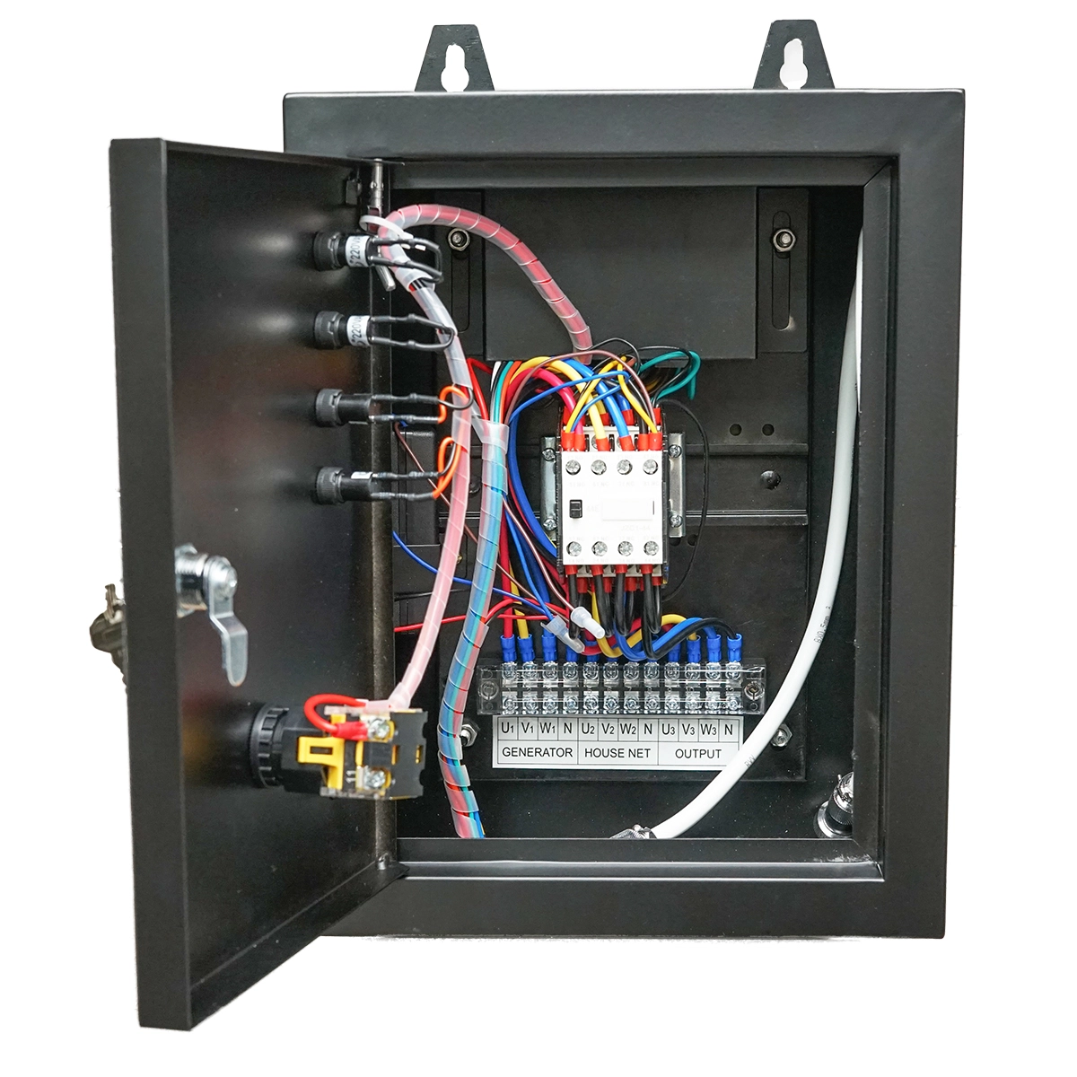 Generator curent 7.2kW 7200W 220-380V 12V 50Hz pornire electrica manuala + modul pornire automata DISGM41 (40TH168) [7]