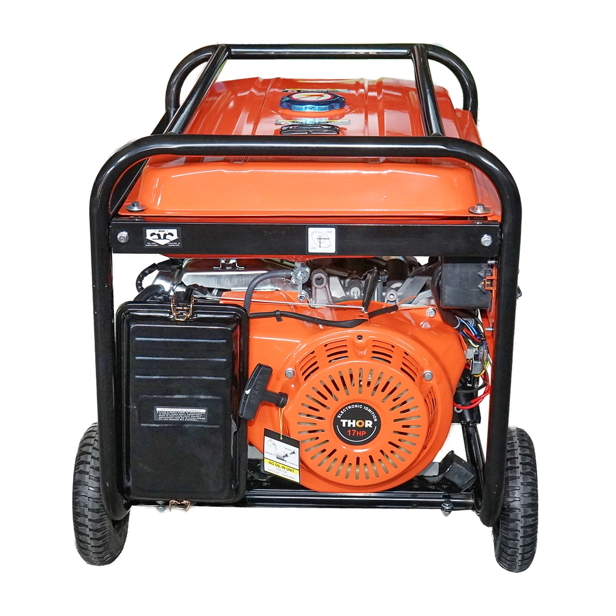 Generator curent 7.2kW 7200W 220-380V 12V motor benzina pornire electrica si manuala  (40TH202) [2]