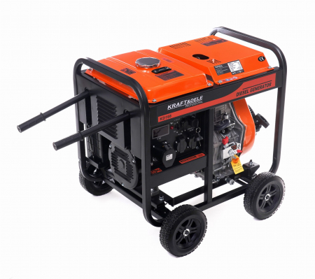 Generator curent 7.5kW 7500W 230V12V+pornire electrica la cheie motor diesel motorina 7.5CP (KD168) [7]