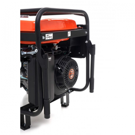 Generator curent 7kW 7000W 230V 380V 12V + pornire electrica la cheie + manere si roti motor benzina 15CP (KD3144) [12]