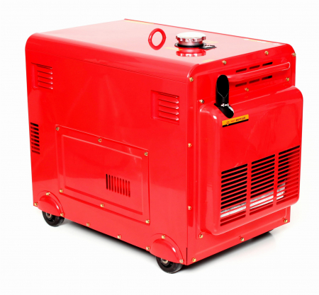Generator curent 7kW 7000W 230V+ATS+pornire electrica motor diesel motorina 10CP (KD123_2K) [11]