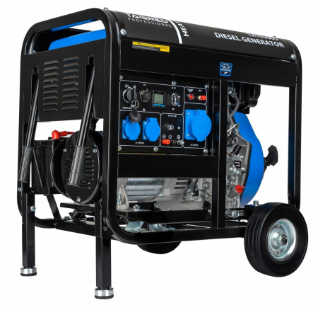 Generator curent 7kW 7000W 230v + pornire electrica motor diesel motorina 14 CP (TA10300D) [2]