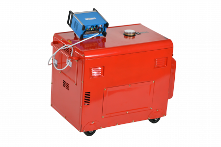 Generator curent 7kW 7000W 400v+ATS+pornire electrica motor diesel motorina (KD121) [4]