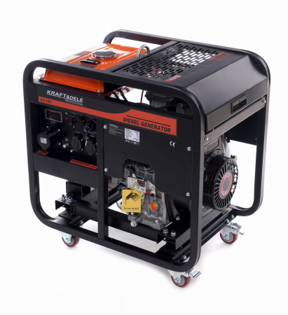 Generator curent 9kW 9000W 230V+pornire electrica motor diesel motorina 12CP (KD169) [1]