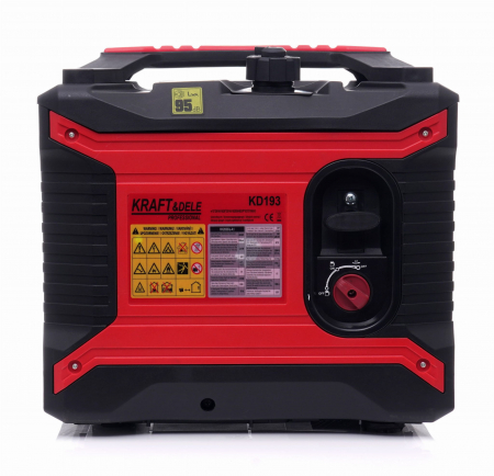 Generator curent cu invertor inverter 2.05kw 2050W 2x230V motor pe benzina 3.4CP (KD193) [3]