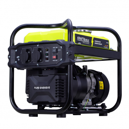 Generator curent cu invertor inverter 2kw 2000W 2x230V motor pe benzina 4CP (KD135) [2]