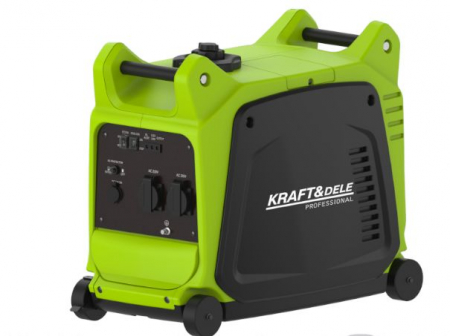 Generatoare / motoare benzina - Generator curent cu invertor inverter 3.3kw 3300W 230V 12V motor pe benzina 1.4CP (KD681)
