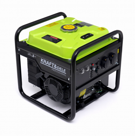 Generator curent cu invertor inverter 4.3kw 4300W 230V 12V motor pe benzina 5.4CP (KD687) [1]