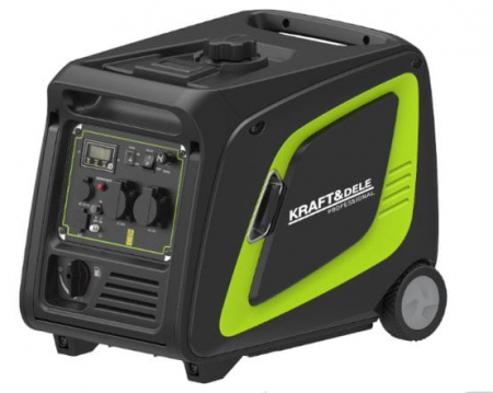 Generator curent cu invertor inverter 4.9kw 4900W 230V 12V motor pe benzina (KD686) [1]