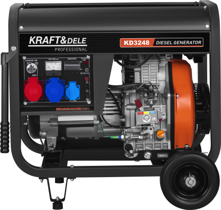 Generatoare curent diesel - Generator curent motor diesel 6kW 230/400 V (KD3248)