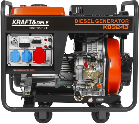 Generator curent motor diesel 7 kW 2x230, 400V (KD3243) [22]