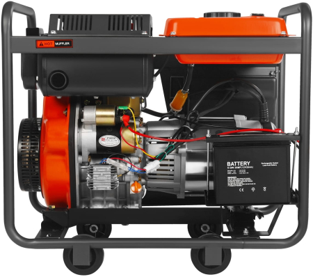 Generator curent motor diesel 7 kW 2x230, 400V (KD3243) [25]