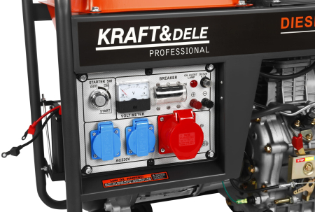 Generator curent motor diesel 7 kW 2x230, 400V (KD3243) [9]