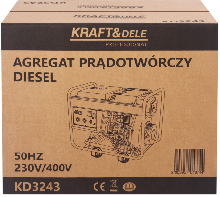 Generator curent motor diesel 7 kW 2x230, 400V (KD3243) [29]