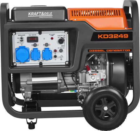 Generatoare si motoare - Generator curent motor diesel 8kW 230V (KD3249)