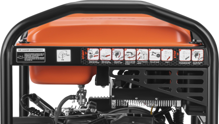 Generator de curent invertor 5.8-6.2kW cu aparat de sudura 250A motor 236cc (KD3234) [4]