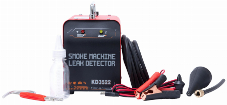 Produse noi (necategorizate) - Generator de fum detector pentru verificarea scurgerilor conducte auto tevi 18lmin 12V 23 PSI + accesorii (KD3522)