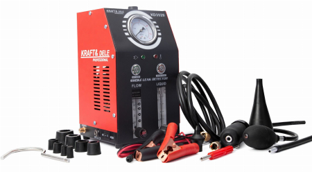 Produse noi (necategorizate) - Generator de fum detector pentru verificarea scurgerilor conducte auto tevi 9lmin 12V 23 PSI + accesorii (KD3520)