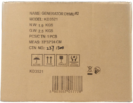 Generator de fum detector pentru verificarea scurgerilor conducte auto tevi 9lmin 12V 23 PSI + accesorii (KD3521) [16]